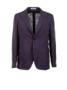 Men's Single-breasted Jacket Dark Brown