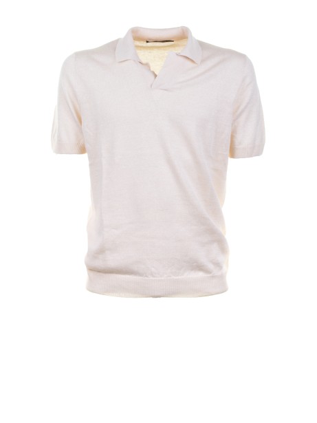 Polo panna a maniche corte