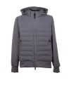 Green Quilted Jacket with Zip and Hood