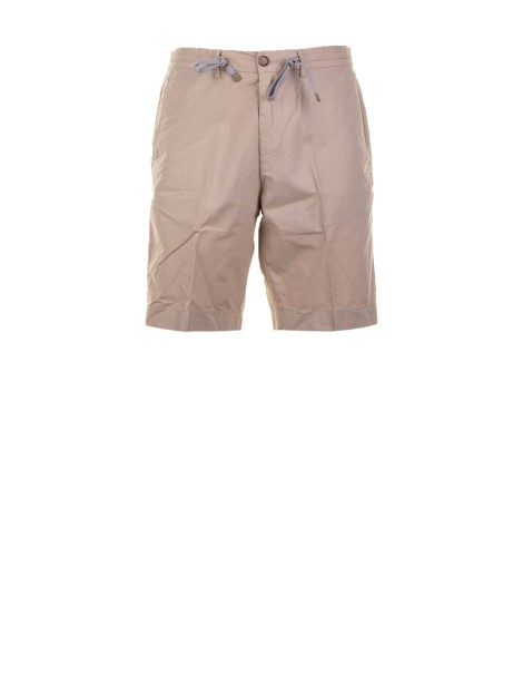 Bermuda beige uomo in popeline