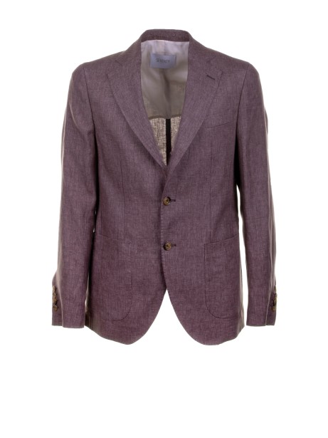 Single-breasted jacket earth