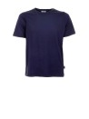 T-shirt blu uomo in jersey leggero