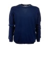 Maglia girocollo blu