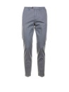 Pantalone verde uomo in misto lino