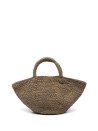 Shopping bag a mano Ela in rafia