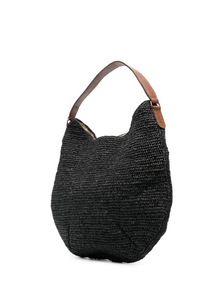 Borsa a tracolla Hobo Meva M in raffia 2