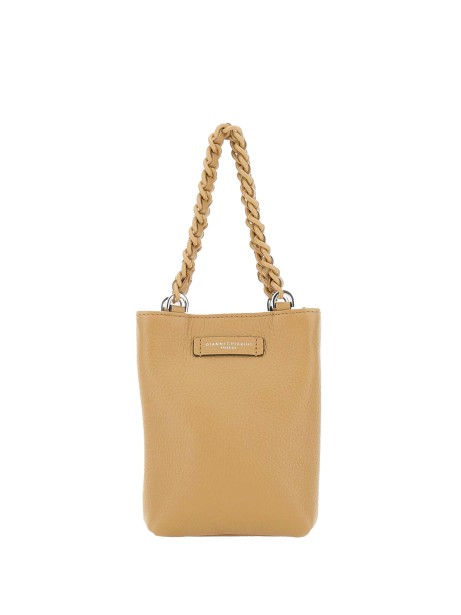 Mini bag Camilla in pelle martellata
