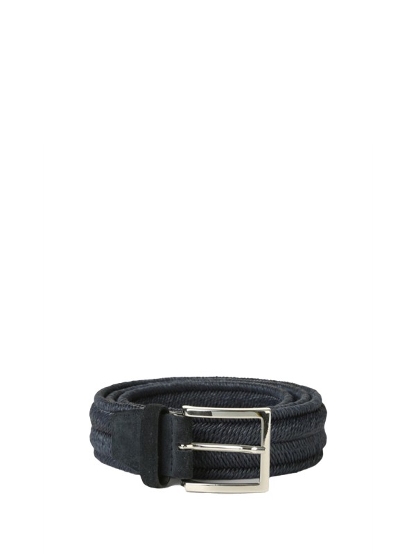 Cintura rope in pelle intrecciata elasticizzata Cintura rope in pelle intrecciata elasticizzata