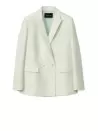 Giacca doppiopetto donna verde acqua