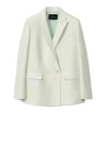 Women's double-breasted jacket in aqua green