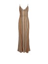 Eydis chevron raschel knit slip dress