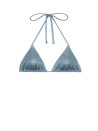 Annabelle top bikini triangolo con strass