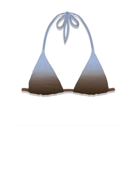 Leah triangle bikini top degradè