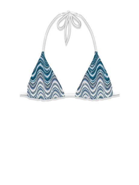 Leah top bikini triangolo sea wave