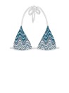 Leah top bikini triangolo sea wave