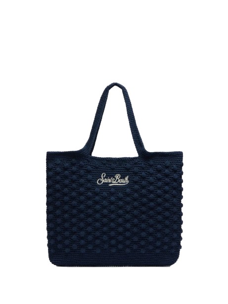Shopping bag crochet con logo