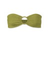 Yulia top bikini a fascia in tessuto crinkle
