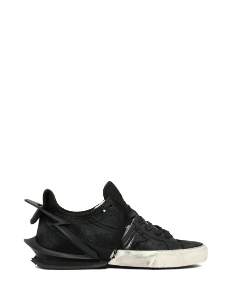 Sneakers lighting star in nylon e suede donna