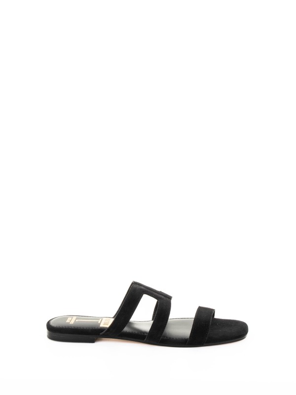 Black Flat Slipper