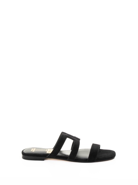Black Flat Slipper