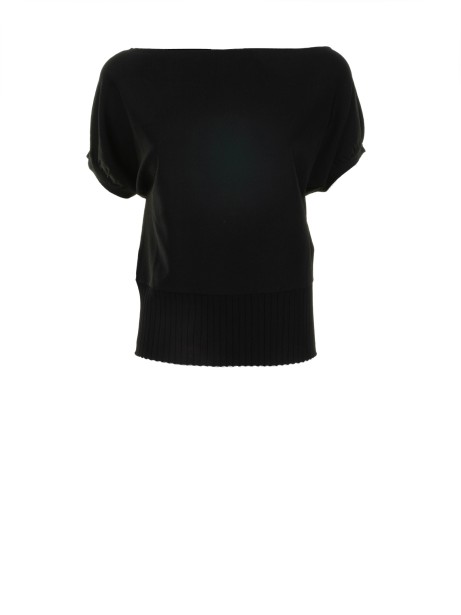 T-shirt donna nera