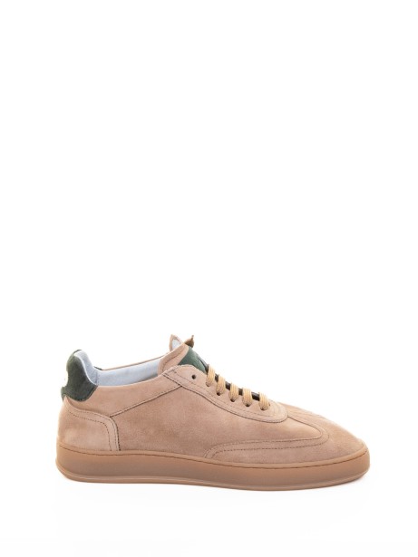 Sneaker beige in suede