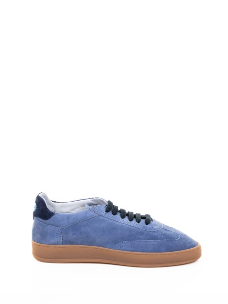 Sneaker blu in suede
