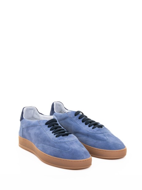 Blue suede sneaker