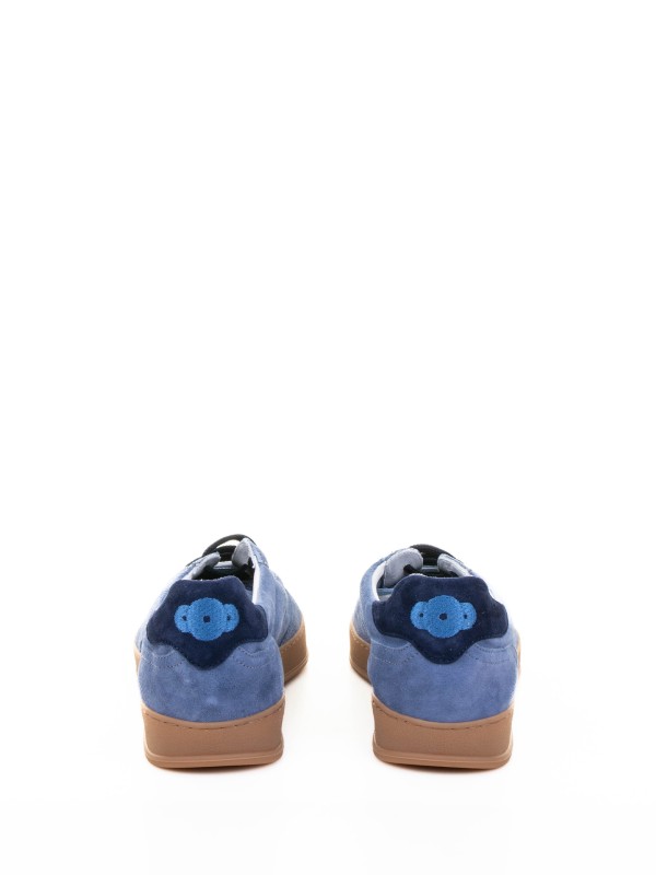 Blue suede sneaker