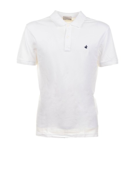 White Short Sleeve Polo