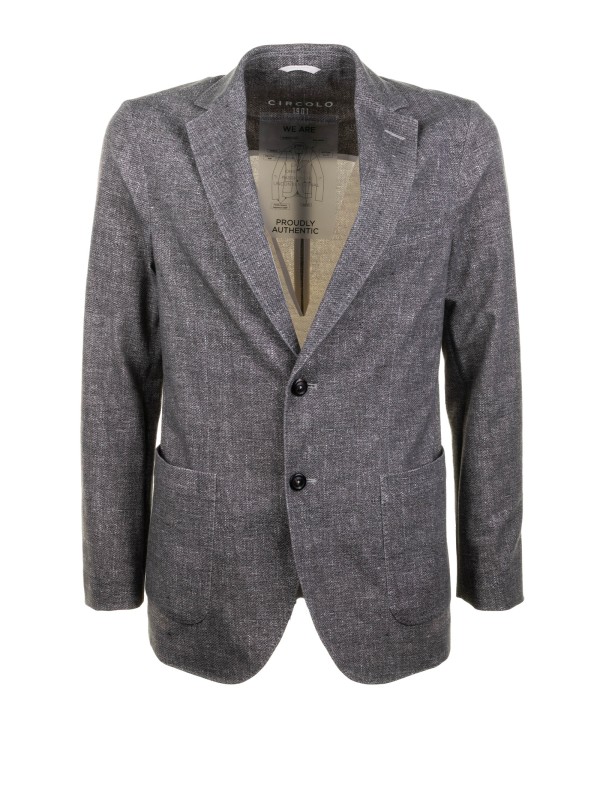 Men's Single-Breasted Jacket Anthracite Men's Single-Breasted Jacket Anthracite