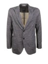 Men's Single-Breasted Jacket Anthracite