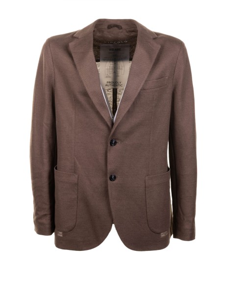 Circolo 1901 Men's Brown Single Breasted Jacket
