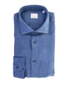 Indigo Linen Shirt