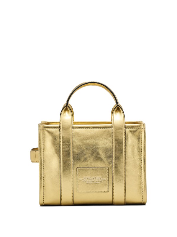 The Small Tote laminata oro