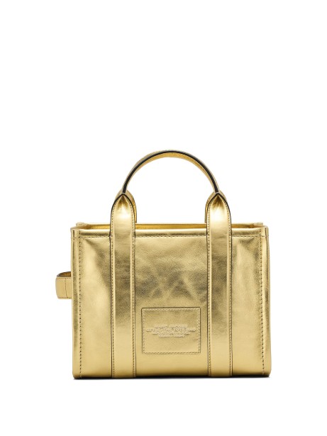 The Small Tote laminata oro