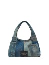 Borsa The Deconstructed Sack in denim