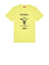 T-Shirt gialla con stampa