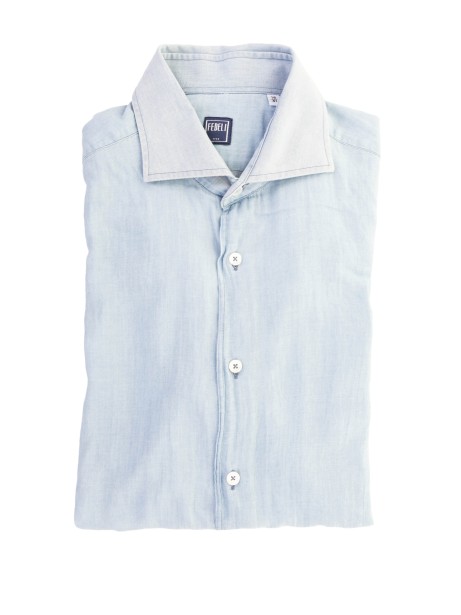 Camicia denim uomo