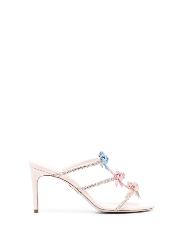 Pink sandal with applications