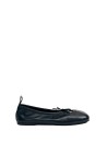 Ballerine Rosalind nera in pelle