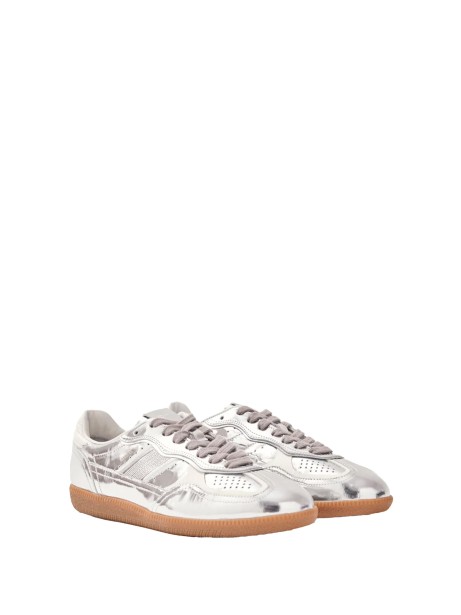 Sneakers TB 490 in pelle argento 2