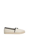 Fabric and nappa espadrilles