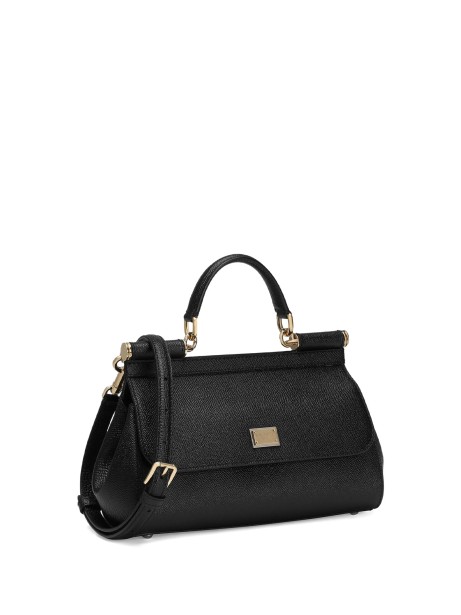 Borsa a mano Sicily allungata  in pelle di vitello 2