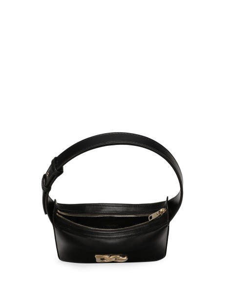 Borsa a spalla 3.5 in pelle con logo 2