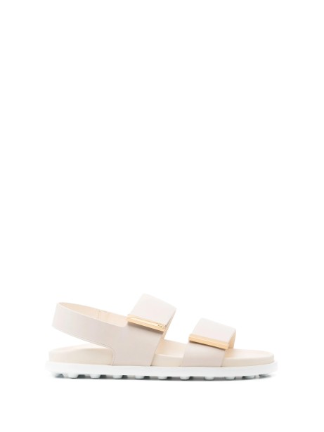 Sandalo in pelle donna bianco