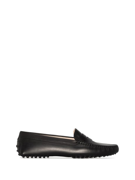 Mocassino classico nero Donna con gommini