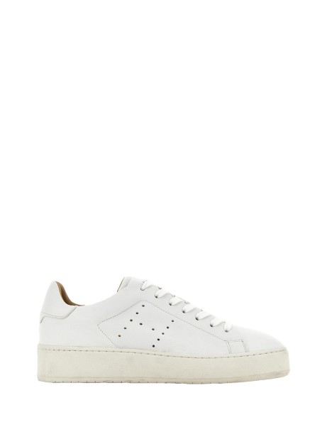 Leather sneakers H672 white