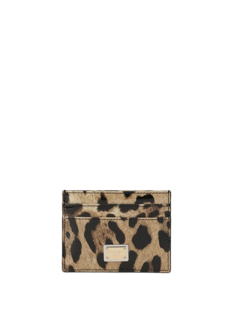 Portacarte donna leopardato