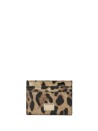 Portacarte donna leopardato